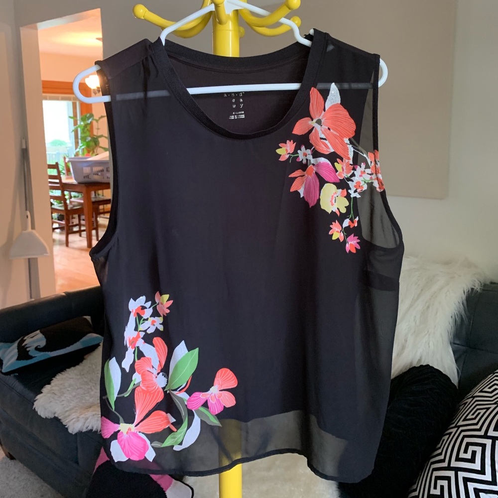 Gorgeous sheer floral top